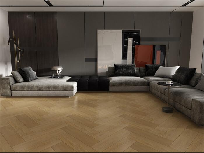 S-8001# / Herringbone Pattern / Lifeproof Herringbone UniZip SPC Flooring