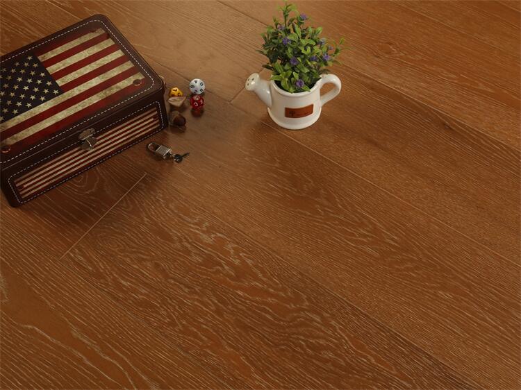 Oak Wash Brown / Wood Veneered Lifeproof SPC Flooring